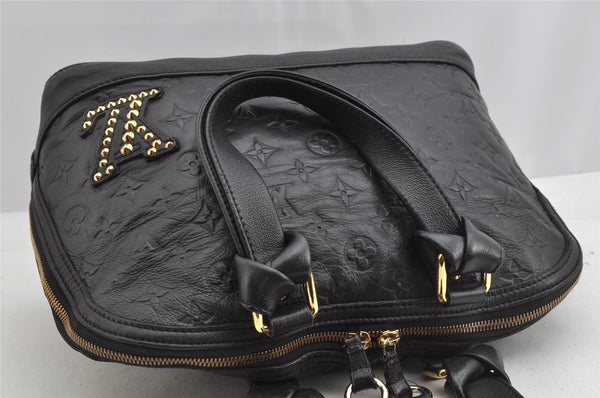 Authentic Louis Vuitton Monogram Double Jeu Neo Alma Hand Bag M40286 Black 7234I