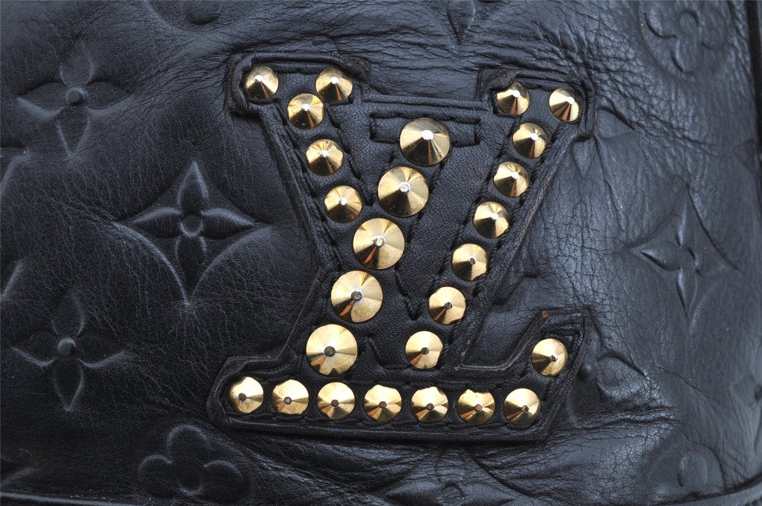 Authentic Louis Vuitton Monogram Double Jeu Neo Alma Hand Bag M40286 Black 7234I