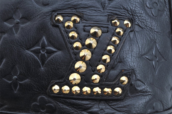 Authentic Louis Vuitton Monogram Double Jeu Neo Alma Hand Bag M40286 Black 7234I