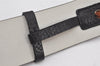 Authentic BVLGARI Vintage Leather Belt Size 82-85cm 32.3-33.5" Black 7234K