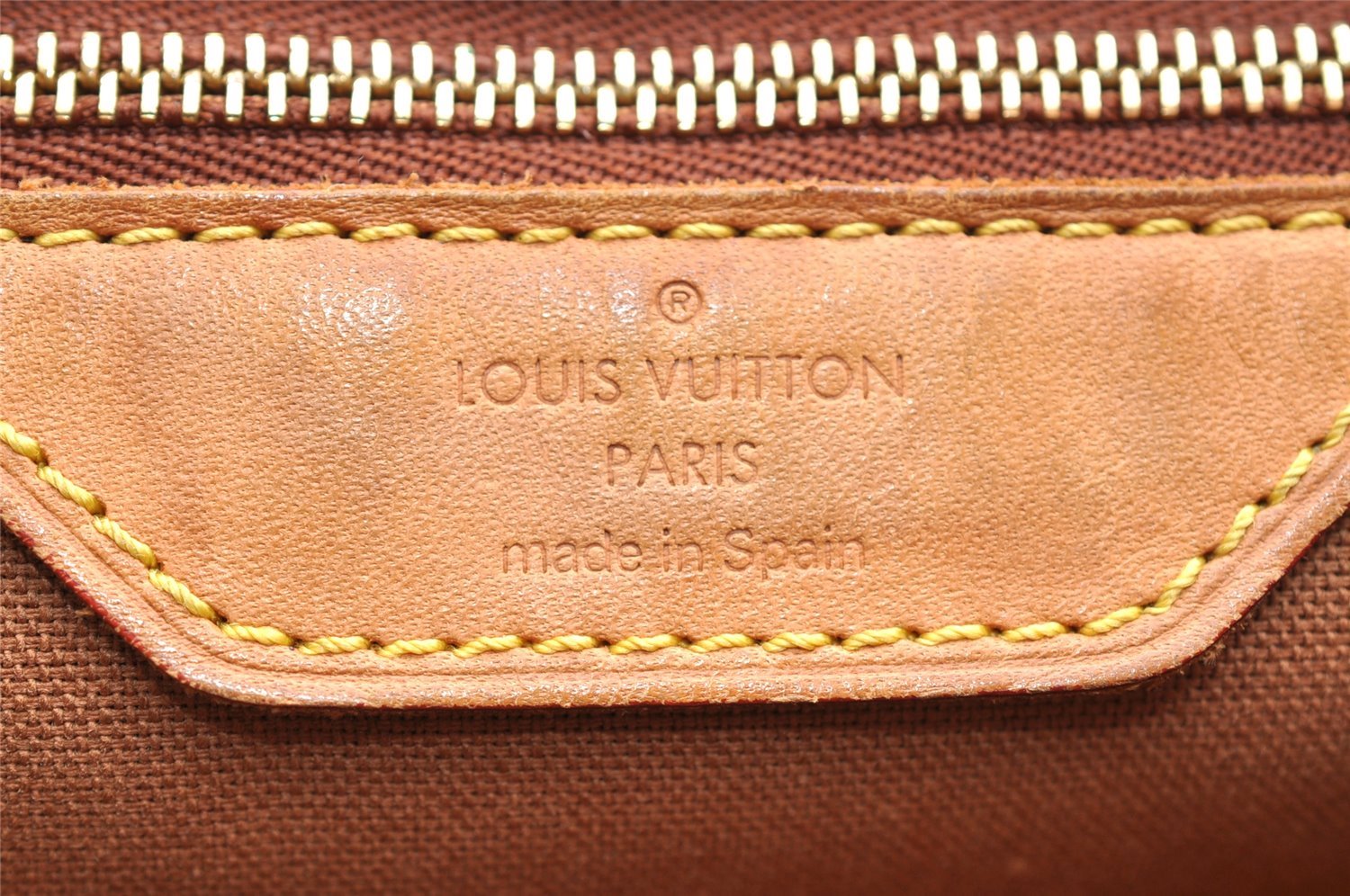 Authentic Louis Vuitton Monogram Batignolles Horizontal Tote Bag M51154 LV 7235I