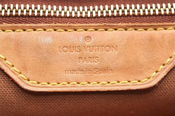 Authentic Louis Vuitton Monogram Batignolles Horizontal Tote Bag M51154 LV 7235I