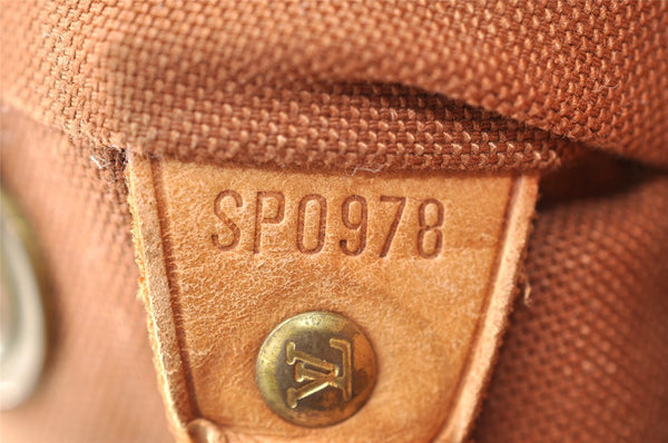 Authentic Louis Vuitton Monogram Montsouris MM Backpack M51136 LV 7237I