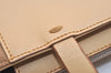 Authentic BURBERRY Vintage Leather Suede Shoulder Hand Bag Purse Beige 7237J