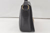 Authentic GUCCI Vintage Shoulder Bag Purse Leather Black 7237K