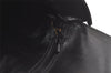 Authentic GUCCI Vintage Shoulder Bag Purse Leather Black 7237K