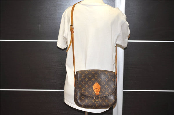 Authentic Louis Vuitton Monogram Saint Cloud GM M51242 Shoulder Cross Bag 7238I