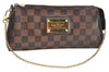 Authentic Louis Vuitton Damier Eva Accessories Pouch Hand Bag N55213 LV 7239G