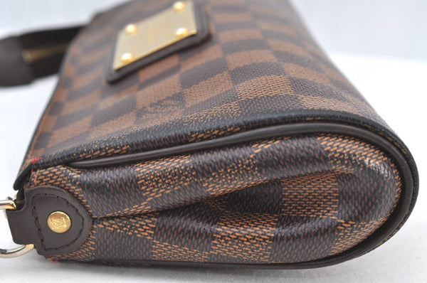 Authentic Louis Vuitton Damier Eva Accessories Pouch Hand Bag N55213 LV 7239G