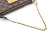 Authentic Louis Vuitton Damier Eva Accessories Pouch Hand Bag N55213 LV 7239G