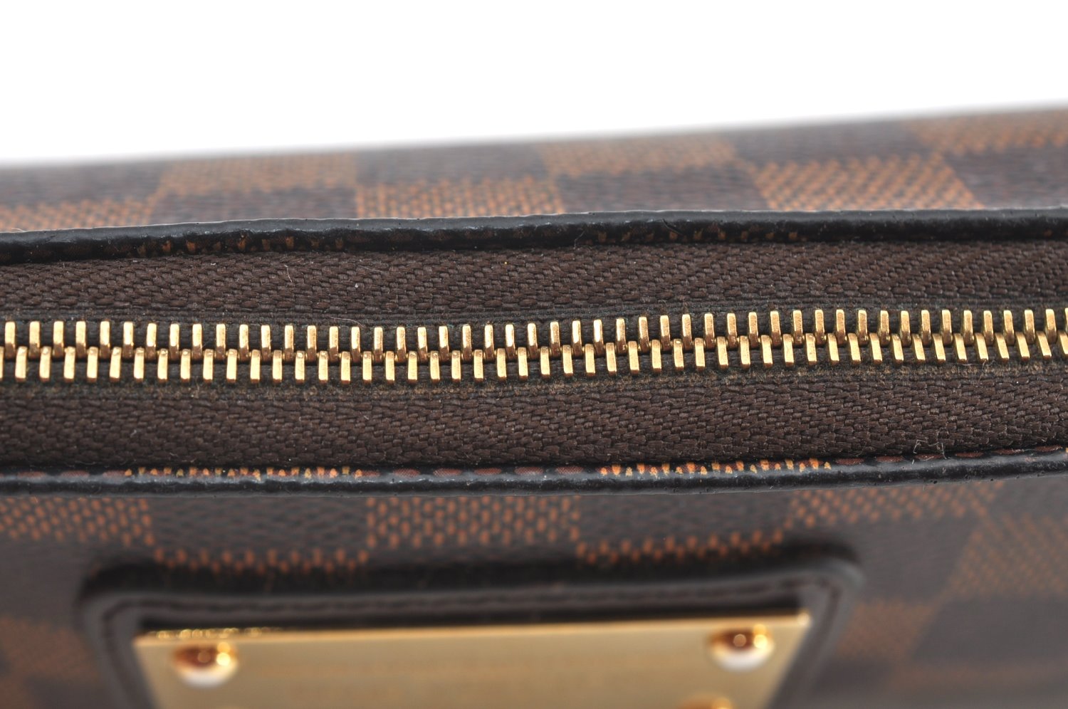 Authentic Louis Vuitton Damier Eva Accessories Pouch Hand Bag N55213 LV 7239G