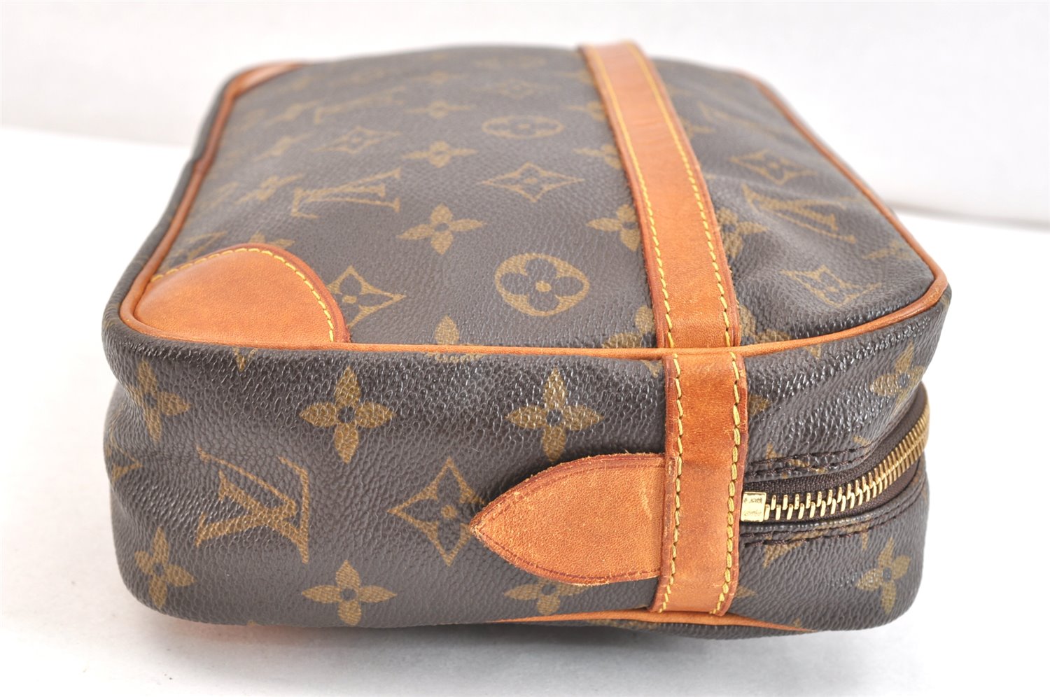 Authentic Louis Vuitton Monogram Compiegne 28 Clutch Hand Bag M51845 LV 7240K