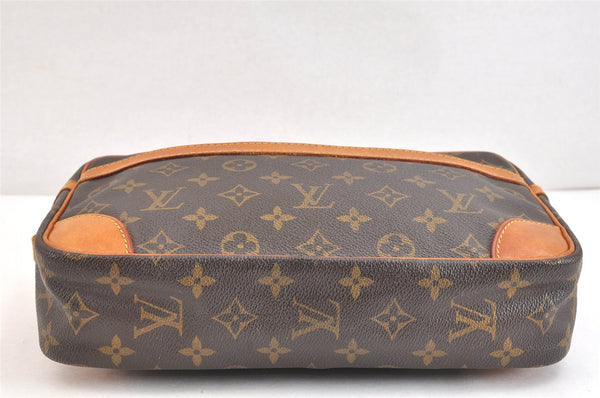 Authentic Louis Vuitton Monogram Compiegne 28 Clutch Hand Bag M51845 LV 7240K