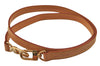 Authentic Louis Vuitton Leather Shoulder Strap Beige 38.8" LV 7242J
