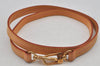 Authentic Louis Vuitton Leather Shoulder Strap Beige 38.8" LV 7242J