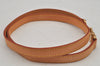 Authentic Louis Vuitton Leather Shoulder Strap Beige 38.8" LV 7242J