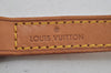 Authentic Louis Vuitton Leather Shoulder Strap Beige 38.8" LV 7242J