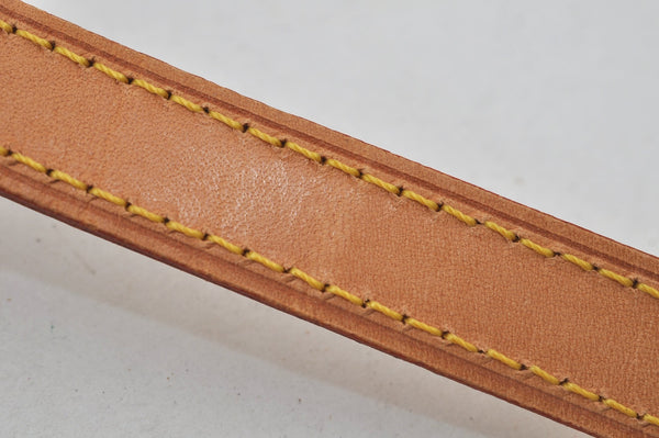 Authentic Louis Vuitton Leather Shoulder Strap Beige 38.8" LV 7242J