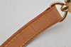 Authentic Louis Vuitton Leather Shoulder Strap Beige 38.8" LV 7242J