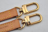 Authentic Louis Vuitton Leather Shoulder Strap Beige 39.4" LV 7243J