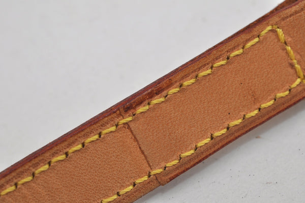Authentic Louis Vuitton Leather Shoulder Strap Beige 39.4" LV 7243J