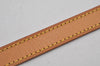 Authentic Louis Vuitton Leather Shoulder Strap Beige 39.4" LV 7243J