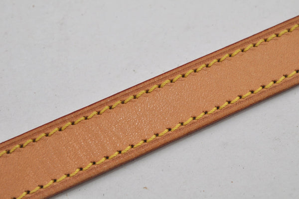 Authentic Louis Vuitton Leather Shoulder Strap Beige 39.4" LV 7243J