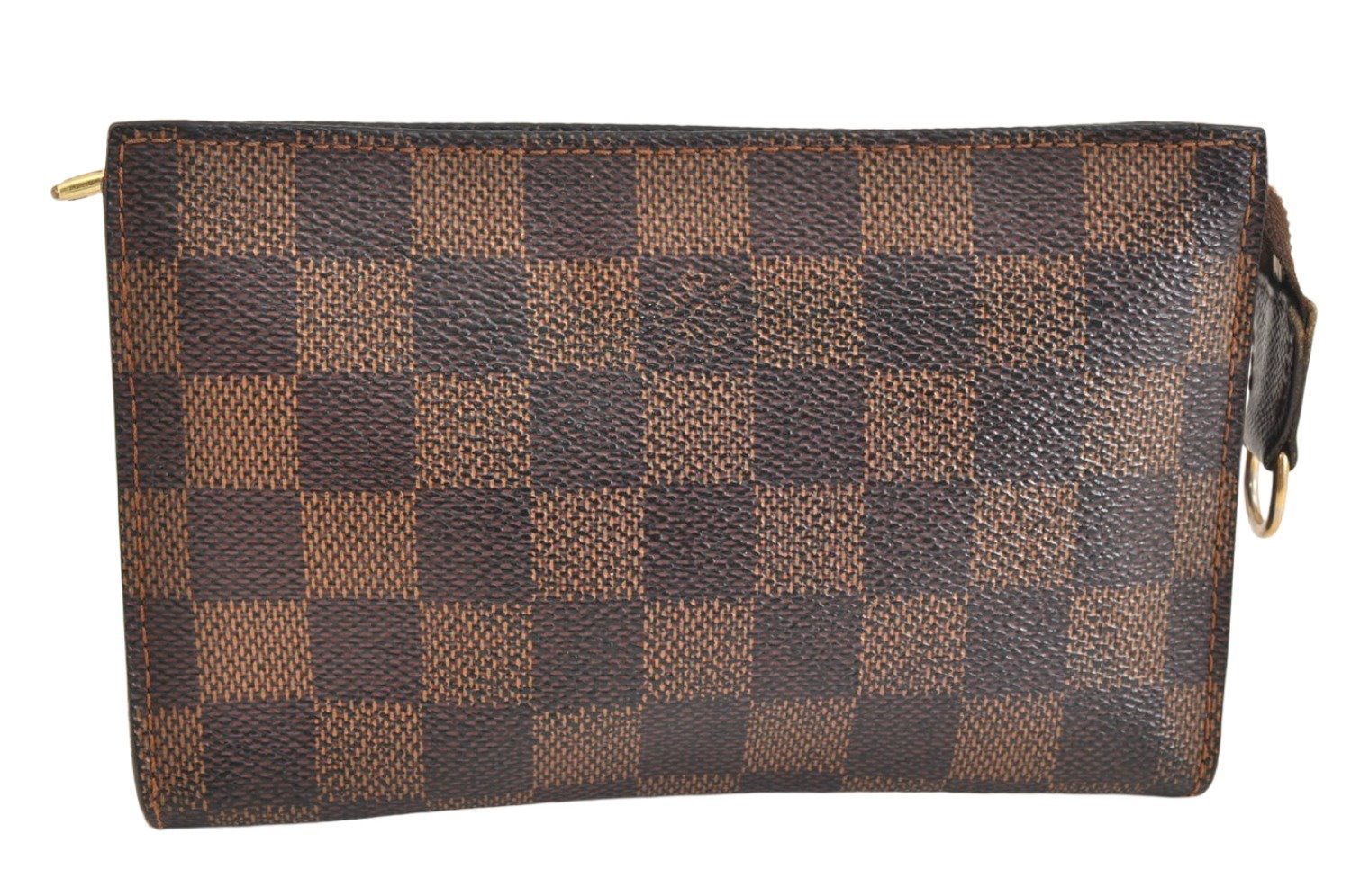 Authentic Louis Vuitton Damier Marais Bucket Pouch Purse Clutch LV 7243K