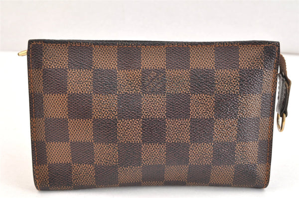 Authentic Louis Vuitton Damier Marais Bucket Pouch Purse Clutch LV 7243K