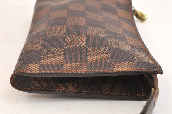 Authentic Louis Vuitton Damier Marais Bucket Pouch Purse Clutch LV 7243K