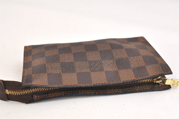 Authentic Louis Vuitton Damier Marais Bucket Pouch Purse Clutch LV 7243K