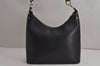 Authentic GUCCI Vintage Shoulder Hand Bag Purse Leather 115003 Black 7244J