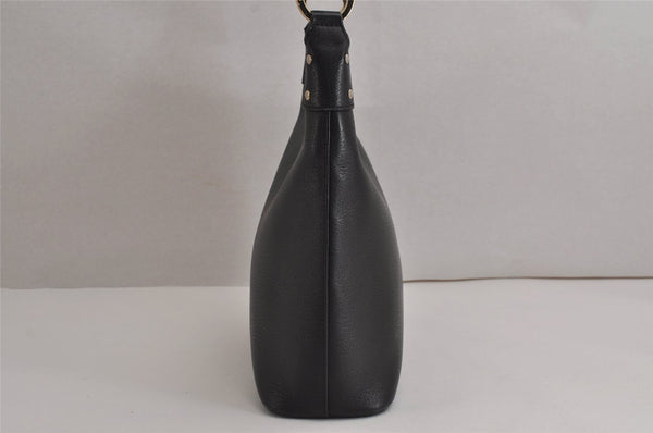 Authentic GUCCI Vintage Shoulder Hand Bag Purse Leather 115003 Black 7244J