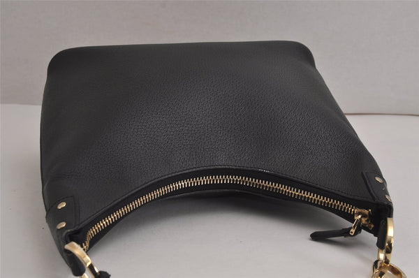 Authentic GUCCI Vintage Shoulder Hand Bag Purse Leather 115003 Black 7244J