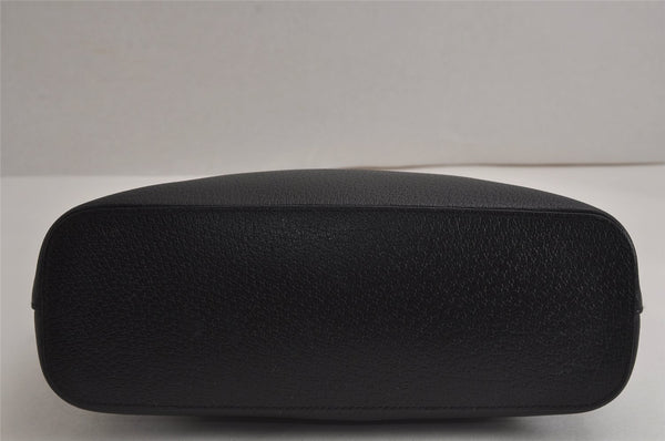 Authentic GUCCI Vintage Shoulder Hand Bag Purse Leather 115003 Black 7244J