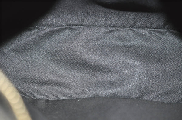 Authentic GUCCI Vintage Shoulder Hand Bag Purse Leather 115003 Black 7244J