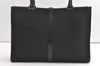 Authentic GUCCI Jackie Shoulder Tote Bag GG Canvas Leather 0021074 Black 7246J