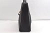 Authentic GUCCI Jackie Shoulder Tote Bag GG Canvas Leather 0021074 Black 7246J