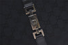 Authentic GUCCI Jackie Shoulder Tote Bag GG Canvas Leather 0021074 Black 7246J