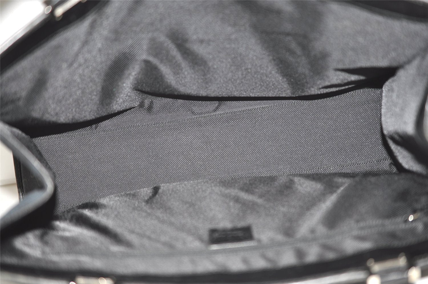 Authentic GUCCI Jackie Shoulder Tote Bag GG Canvas Leather 0021074 Black 7246J