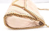 Authentic Stella McCartney Falabella Mini Shoulder Cross Bag Leather Beige 7246K