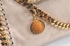 Authentic Stella McCartney Falabella Mini Shoulder Cross Bag Leather Beige 7246K