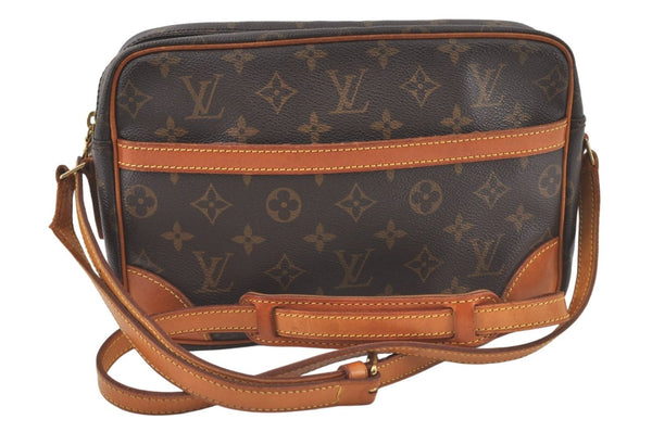 Authentic Louis Vuitton Monogram Trocadero 27 Shoulder Cross Bag M51274 LV 7247K