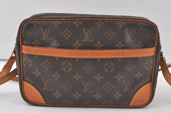 Authentic Louis Vuitton Monogram Trocadero 27 Shoulder Cross Bag M51274 LV 7247K