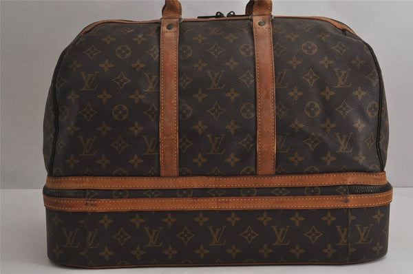 Authentic Louis Vuitton Monogram Sac Sport Travel Hand Bag M41444 LV 7249J