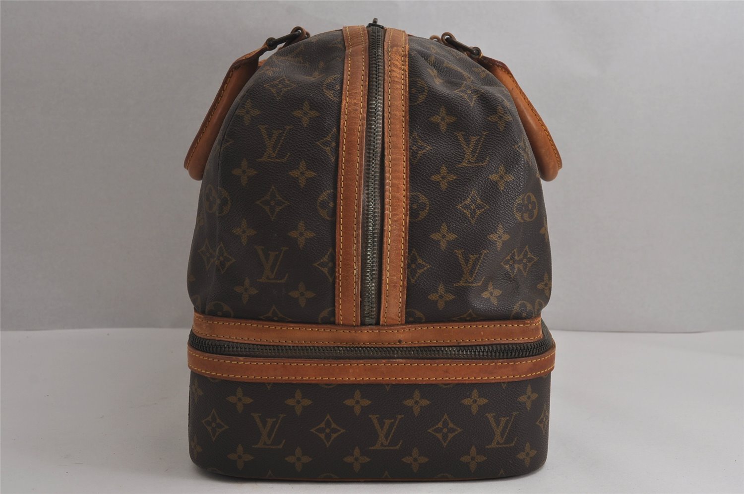 Authentic Louis Vuitton Monogram Sac Sport Travel Hand Bag M41444 LV 7249J