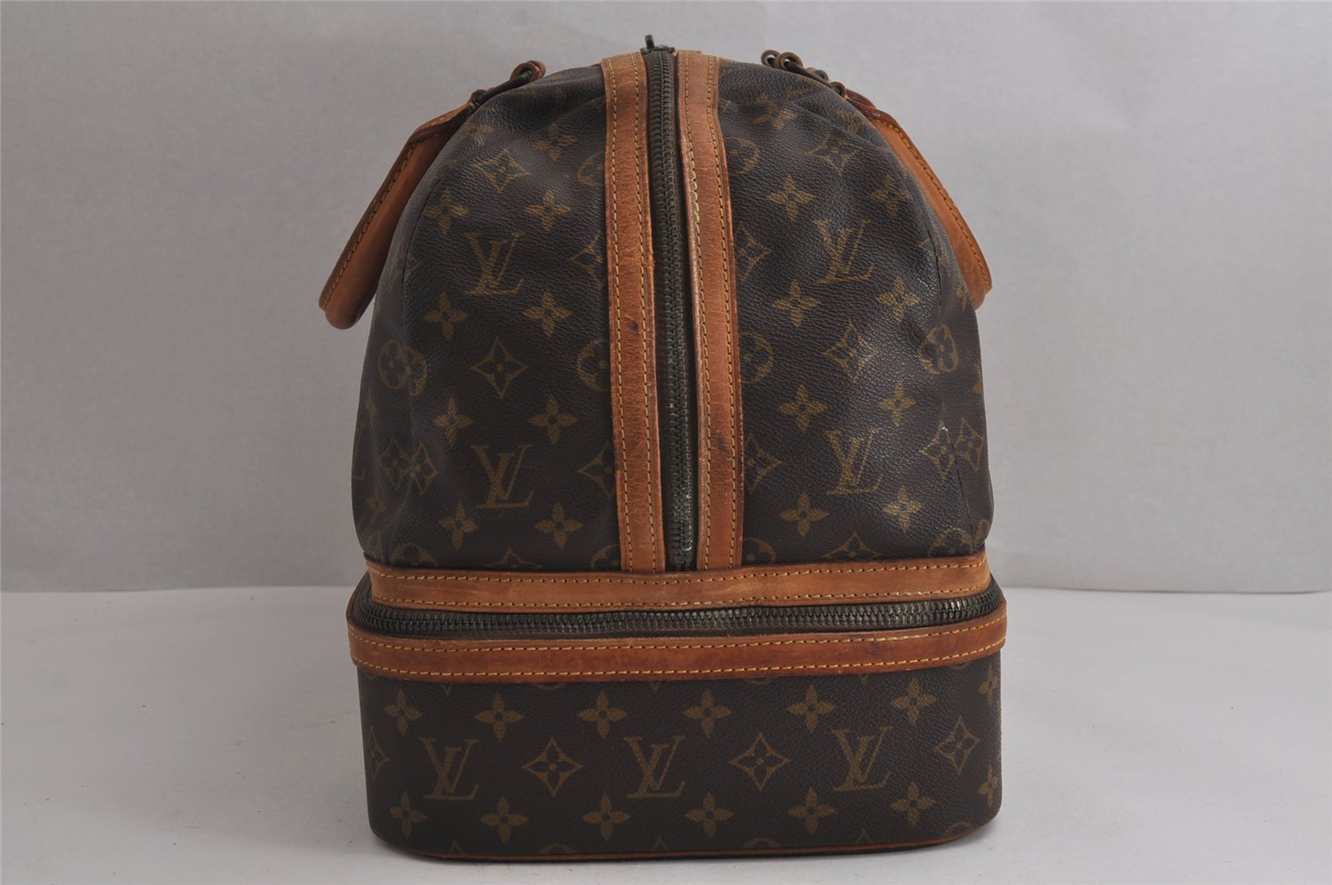 Authentic Louis Vuitton Monogram Sac Sport Travel Hand Bag M41444 LV 7249J