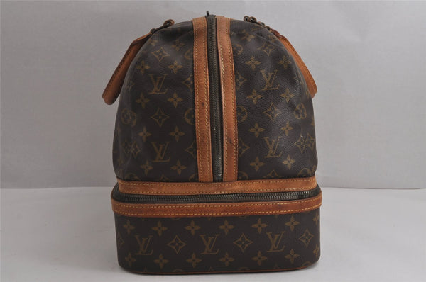Authentic Louis Vuitton Monogram Sac Sport Travel Hand Bag M41444 LV 7249J