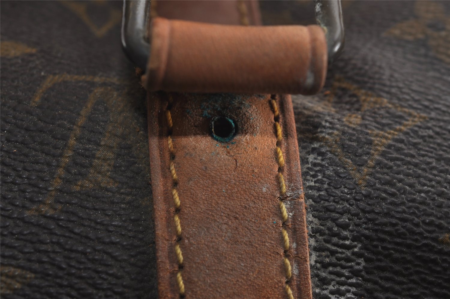 Authentic Louis Vuitton Monogram Sac Sport Travel Hand Bag M41444 LV 7249J