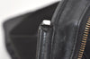 Authentic GUCCI Guccissima Shoulder Bag GG Leather Nylon 161822 Black 7250I